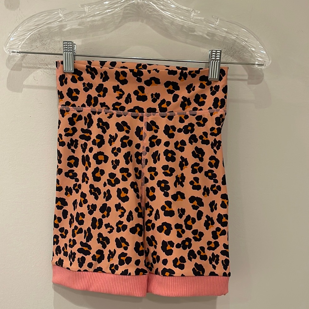 The Upside Rose Cheetah Spin Short
